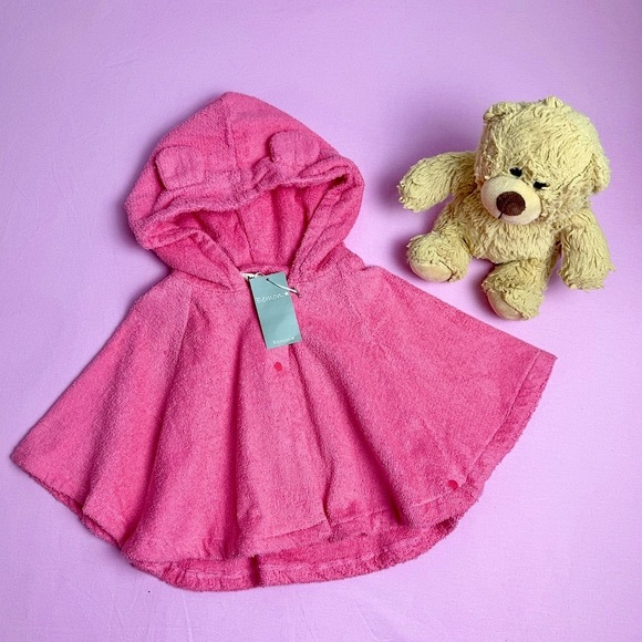 NWT Bemon | Poncho Style Baby Towel | Size 12-24 Months - Picture 1 of 8